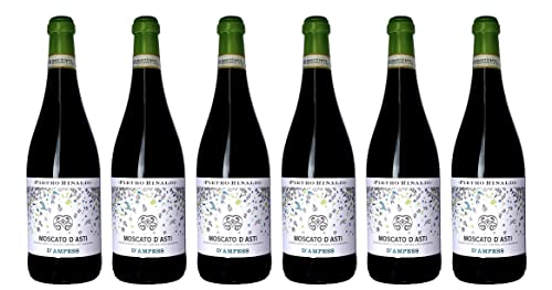 6x 0,75l - Pietro Rinaldi - d'Ampess - Moscato d'Asti D.O.C.G. - Piemonte - Italien - Weißwein süß von Pietro Rinaldi