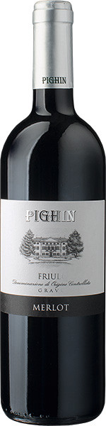 Pighin Friuli Merlot Rotwein trocken 0,75 l von Pighin