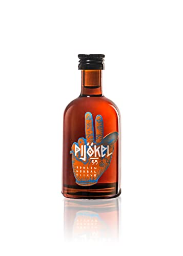 Pijökel 55 – milder Bio-Kräuterlikör in besonderem Design Kräuterschnaps handcrafted in Berlin, 0,05 l Pijökel 55 – milder Bio-Kräuterlikör in besonderem Design Kräuterschnaps handcrafted in Berlin, 0,05 l von Pijökel 55 BERLIN HERBAL ELIXYR