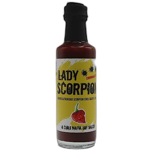Lady Scorpion Chili Sauce / "She kills you slowly" / Waldbeeren mit Trinidad Scorpion Chili / 100 ml. / Schärfegrad: 9 von 10 / Slow Food Chilisaucen Manufaktur von Pika Pika