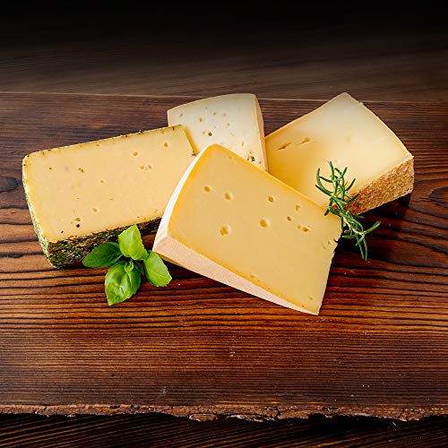 WURSTBARON® Hartkäse Paket 790g - Set aus verschiedenen Käsesorten am Stück - Käse Probierpaket von Pikanten
