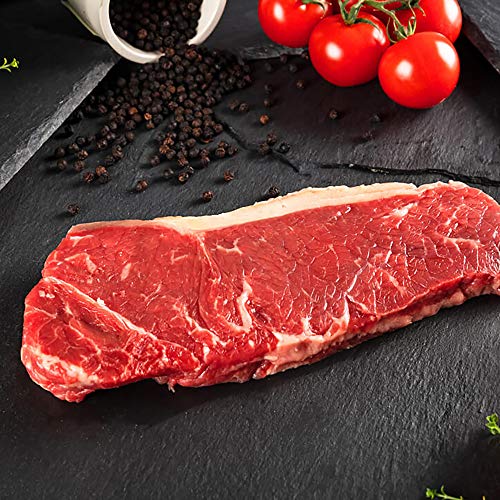 WURSTBARON® Roastbeef-Set, frische Steaks vom Jungbullen, aromatisches und saftiges Grillfleisch, Premium-Qualität aus Bayern, Grillpaket mit 4 Steaks von Pikanten