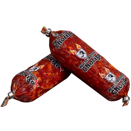 WURSTBARON® Chorizo Salami, extra scharfer Snack gewürzt mit 3 Mio. Scoville, pikante Chilli Würzung und leicht rauchiges Aroma, Made in Germany, 200g von Pikanten