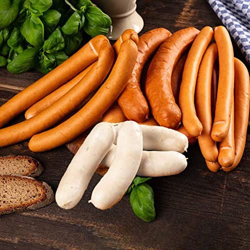 WURSTBARON® - Wurst Probierpaket - Currywurst, Wiener Würstchen, Käsekrainer, Käse, Wiener Weißwürste - 1600g von Pikanten