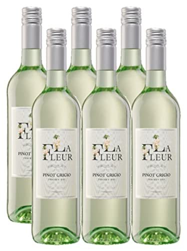La Fleur Pinot Grigio Weißwein (6 x 0,75l) von Pilar de Pilars