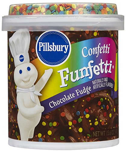 Pillsbury Funfetti Chocolate Fudge Frosting (442g) - US Import! von Pillsbury