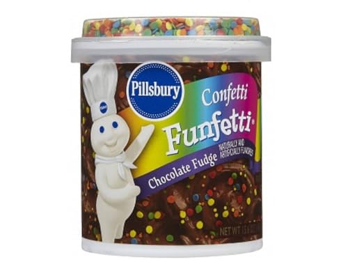 Pillsbury Funfetti Chocolate Fudge Frosting (442g) - US Import! von Pillsbury