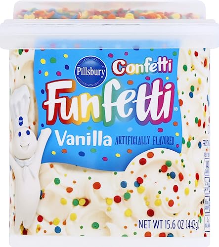 Pillsbury Funfetti Vanilla Frosting - 442g von Pillsbury