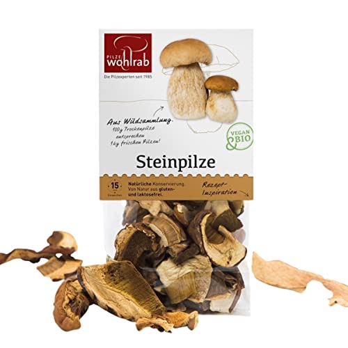 20g Bio Steinpilze – Getrocknete Pilze Vegan / Getrocknete Steinpilze | Pilze Wohlrab von Pilze Wohlrab