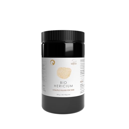 Pilze Wohlrab - Hericium erinaceus Pulver Bio für Tiere - 1 Dose à 300 g - Mikrofeines Lions Mane Pulver - Höchste Bio-Qualität - Nahrungsergänzungsmittel Pilze Wohlrab - Hericium erinaceus Pulver Bio für Tiere - 1 Dose à 300 g - Mikrofeines Lions Mane Pulver - Höchste Bio-Qualität - Nahrungsergänzungsmittel von Pilze Wohlrab