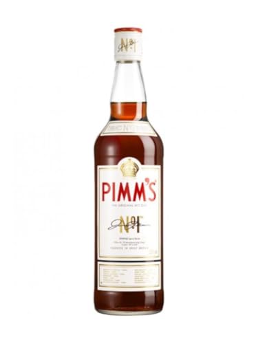 Pimm's The Original No. 1 | Hervorragend, aromatischer Aperitif-Likör | Ideal für erfrischende Mixgetränke oder im Pitcher | Gut geeignet für Cocktails und Longdrinks | 25% vol | 1000ml Flasche | von Pimm's