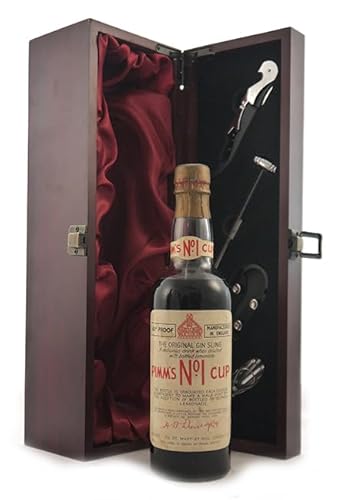 Pimms No 1 The Original Gin Sling (Late 1940's) Cork Stopper (!/2 bottle) in einer mit Seide ausgestatetten Geschenkbox, 1 x 700ml von Pimms No 1