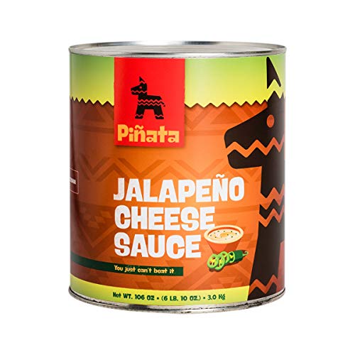 Pinata Jalapenio Cheese Sauce | 3000g | Tex-Mex-Küche | mittelscharf | Kombination aus Cheddar-Käse und Jalapeno-Chilis | für warme und kalte Speisen | Hervorragender Geschmack von Pinatas