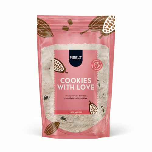 Pineut - Plätzchen Backmischung Cookies with love I Backmischung Weihnachten I Perfektes Geschenk zu Weihnachten, Geburtstag von Pineut