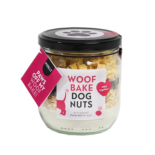 Pineut - Woof bake Dognuts I Backmischung zum selbst machen I Hundeleckerli I Geschenkidee zum Hunde Geburtstag, Weihnachten von Pineut