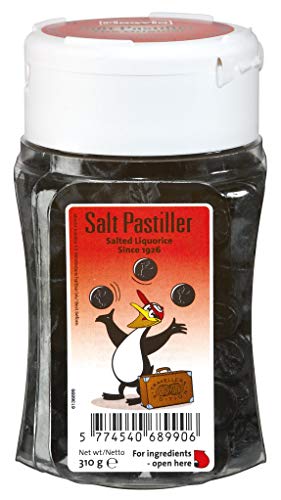 10 x PINGVIN SALTPASTILLER SALZ PASTILLEN 310g LAKRITZ Incl. Goodie von Flensburger Handel 10 x PINGVIN SALTPASTILLER SALZ PASTILLEN 310g LAKRITZ Incl. Goodie von Flensburger Handel von TOMS