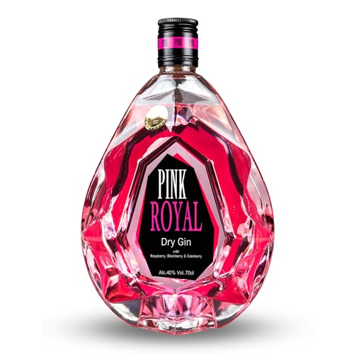 Pink Royal Diamond Gin - Geschmack Himbeere, Brombeere und Kranbeere von Pink