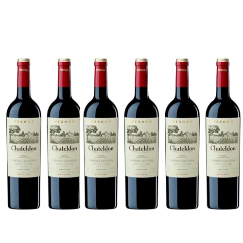 Pinord Chateldon Reserva Cabernet Sauvignon 750 ml x 6 Flaschen – Bio-Rotwein aus Spanien, DO Penedès, 14 Monate in Eichenfass gereift Pinord Chateldon Reserva Cabernet Sauvignon 750 ml x 6 Flaschen – Bio-Rotwein aus Spanien, DO Penedès, 14 Monate in Eichenfass gereift von Pinord