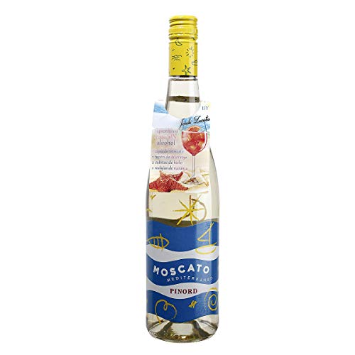 Pinord Moscato Mediterráneo Frizzante – Süßer Weißwein mit feiner Perlage, 6 x 750 ml, 5,5% Vol, aus Katalonien – Ideal für Aperitifs und Feiern Pinord Moscato Mediterráneo Frizzante – Süßer Weißwein mit feiner Perlage, 6 x 750 ml, 5,5% Vol, aus Katalonien – Ideal für Aperitifs und Feiern von Pinord