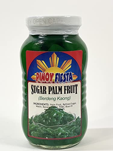 Pinoy Fiesta Zuckerpalmenfrucht grün Berdeng Kaong 340 g (2er-Pack) von Pinoy Fiesta