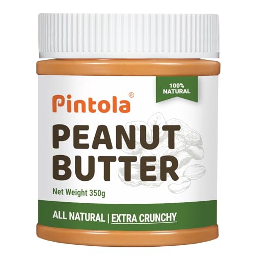 Pintola All Natural Erdnussbutter (Extra knusprig) (ungesüßt) (350g) von Pintola