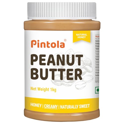 Pintola All Natural Honig Erdnussbutter (cremig) (1kg) von Pintola