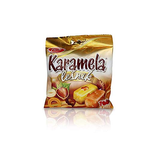 Pionir Karamela lesnik - Karamel Bonbons mit Haselnuss 100g Pionir Karamela lesnik - Karamel Bonbons mit Haselnuss 100g von Pionir