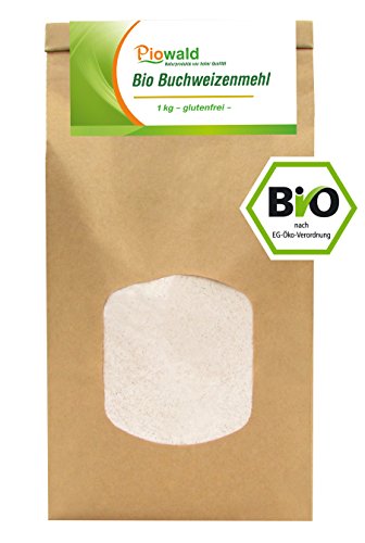 BIO Buchweizen Mehl - 1 kg, glutenfrei von Piowald