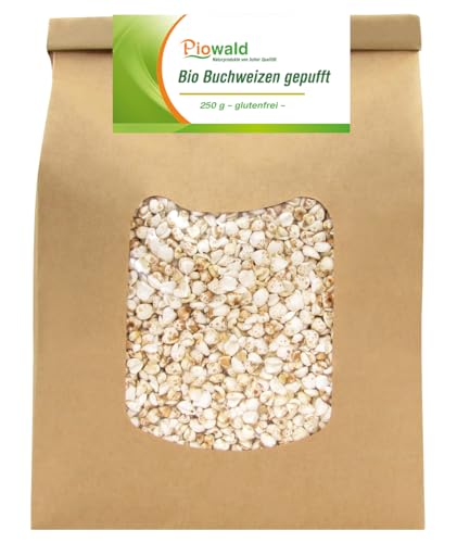 BIO Buchweizen gepufft - 250g, glutenfrei von Piowald