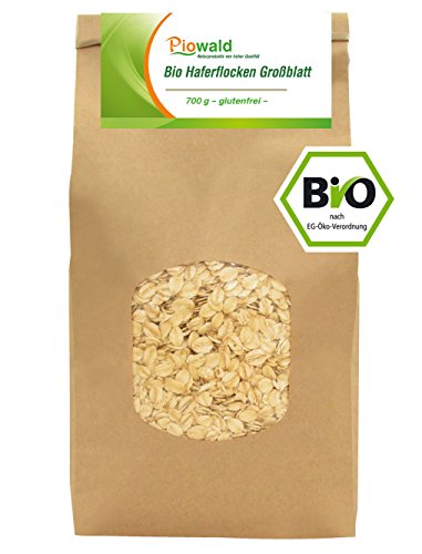 BIO Haferflocken Großblatt - 700g, glutenfrei von Piowald