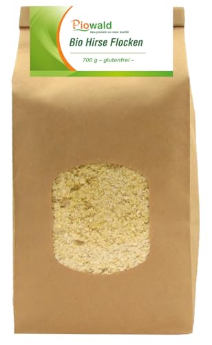 BIO Hirse Flocken fein - 700g, glutenfrei von Piowald