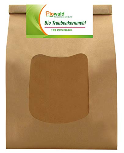 BIO Traubenkernmehl - 1 kg Vorratspackung von Piowald