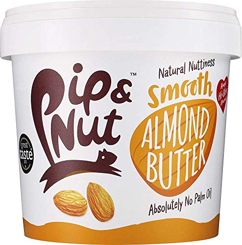 Pip & Nut Mandelbutter glatt, 1 kg, 3 Stück von Pip & Nut