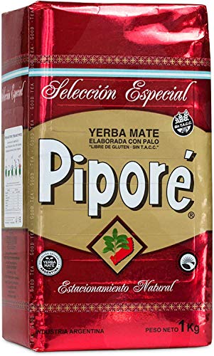 Yerba Mate Tee Pipore Especial 1kg | Argentinien mate-tee Selecciona Especial | Elaborada con Palo Loose Leaf 1000g von Pipore