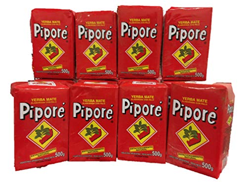PIPORE Traditional 500g Natürlicher argentinischer yerba Mate Tee mit Blättern und Stöcken (1x500 g) von Pipore