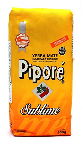 Yerba Mate Tee Pipore Sublime 500g | Mate-Tee Elaborada con Palo | Argentinien yerba mate-tee loose leaf 0,5kg von Pipore