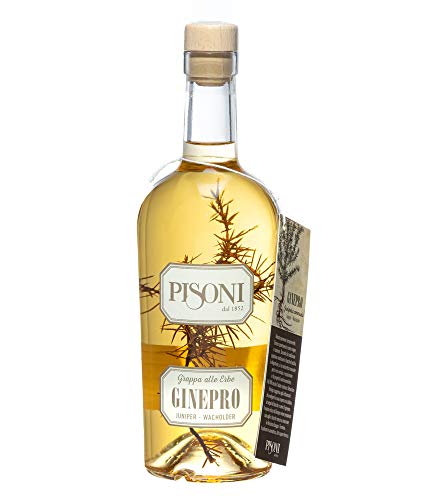 Pisoni: Grappa Ginepro - Wacholder / 40% Vol. / 0,7 Liter-Flasche von Pisoni