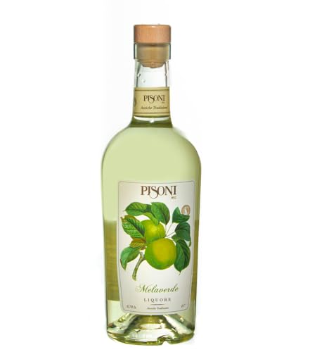 Pisoni: Melaverde Liquore Grüner Apfel Likör / 21% Vol. / 0,7 Liter-Flasche Pisoni: Melaverde Liquore Grüner Apfel Likör / 21% Vol. / 0,7 Liter-Flasche von Pisoni