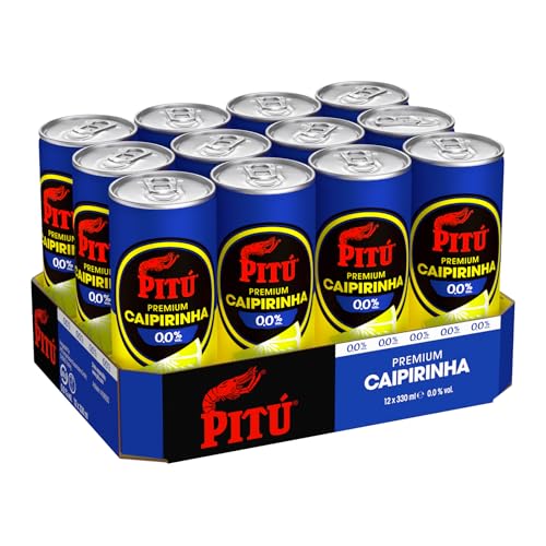 PITÚ Premium Caipirinha 0.0% (12 x 0.33 l) von pitu