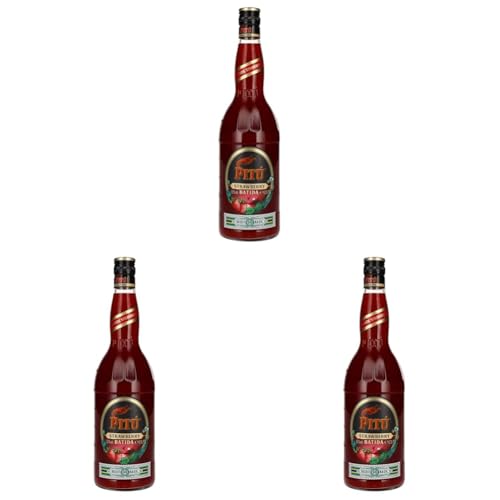 Pitú Batida Strawberry (1 x 0.7 l) (Packung mit 3) von Pitú