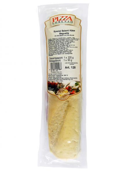 Lorenzo Spezial Salami-Käse Baguette von Pizza Lorenzo