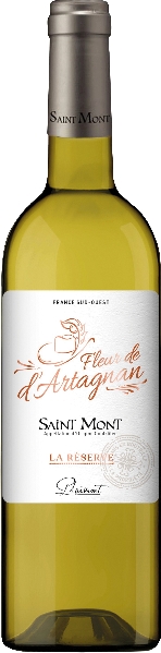 Plaimont Fleur de d Artagna La Reserve Saint Mont Blanc Jg. 2019 Cuvee aus 60 Proz. Gros Manseng, 30 Proz. Petit Courbu, 10 Proz. Arrufiac