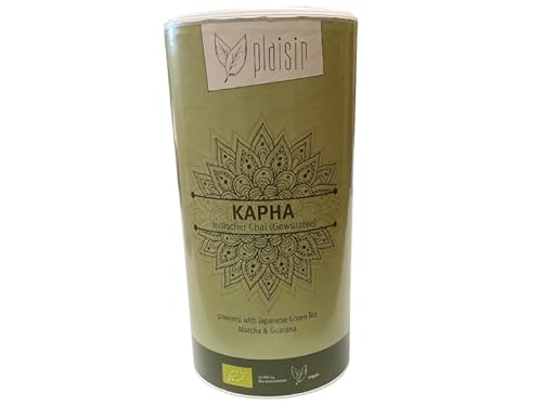 Plaisir Chai Tee Kapha Bio (mit Matcha und Guarana) in Dose Heißgetränk (1000gr) von Plaisir