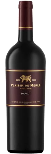 Plaisir Merlot 2019 | Trocken | Rotwein aus Südafrika (0.75l) von Plaisir