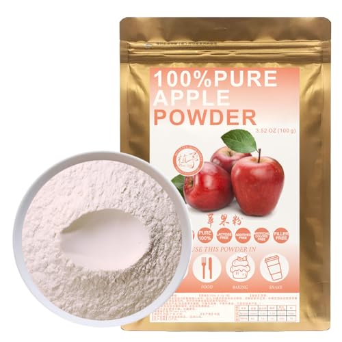100% Natural Pure Apple Powder 100g/3.52oz 苹果粉 Für Smoothies, Shakes, Backen von Getränken, Tee, Saft von Konservierungsstoffen, kein zugesetzter Zucker 100% Natural Pure Apple Powder 100g/3.52oz 苹果粉 Für Smoothies, Shakes, Backen von Getränken, Tee, Saft von Konservierungsstoffen, kein zugesetzter Zucker von Plant Gift