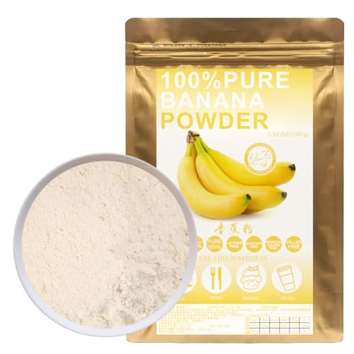 100% Natural Pure Banana Powder 100g/3.52oz 香蕉粉 Rote Bete getrocknetes Pulver für Smoothies, Shakes, Backen, Getränke,| Ohne Konservierungsstoffe, Ohne Zuckerzusatz 100% Natural Pure Banana Powder 100g/3.52oz 香蕉粉 Rote Bete getrocknetes Pulver für Smoothies, Shakes, Backen, Getränke,| Ohne Konservierungsstoffe, Ohne Zuckerzusatz von Plant Gift