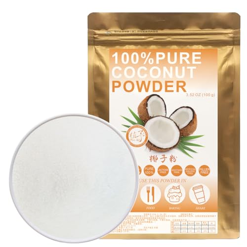 100% Natural Pure Coconut Powder 100g/3.52oz 椰子粉 Kokosgetrocknetes Pulver für Smoothies, Shakes, Backen, Getränke,| Frei von Konservierungsstoffen 100% Natural Pure Coconut Powder 100g/3.52oz 椰子粉 Kokosgetrocknetes Pulver für Smoothies, Shakes, Backen, Getränke,| Frei von Konservierungsstoffen von Plant Gift
