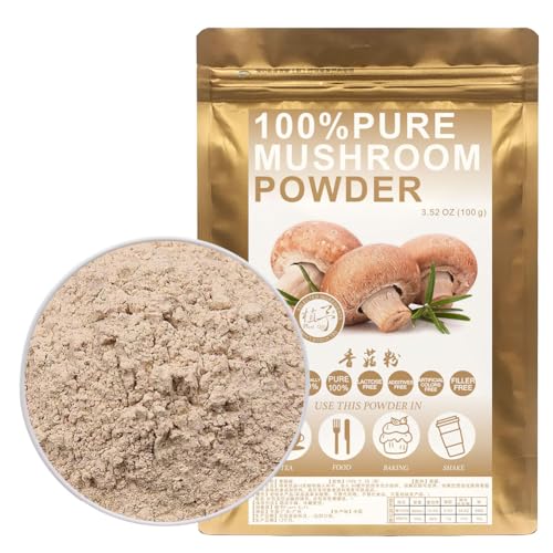 100% Natural Pure Mushroom Powder 100g/3.52oz 香菇粉 Zum Kochen von Backrezepten und Getränken,| Ohne Konservierungsstoffe, Ohne Zuckerzusatz 100% Natural Pure Mushroom Powder 100g/3.52oz 香菇粉 Zum Kochen von Backrezepten und Getränken,| Ohne Konservierungsstoffe, Ohne Zuckerzusatz von Plant Gift