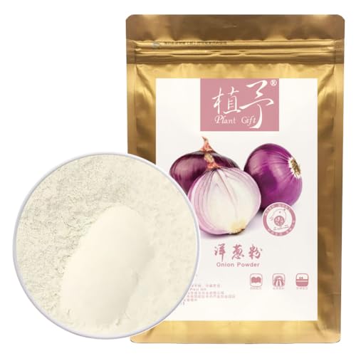100% Natural Pure Onion Powder 100g/3.52oz 洋葱粉 Getrocknetes Pulver für Gewürze und Aroma, geeignet zum Kochen und Backen, frei von Konservierungsstoffen 100% Natural Pure Onion Powder 100g/3.52oz 洋葱粉 Getrocknetes Pulver für Gewürze und Aroma, geeignet zum Kochen und Backen, frei von Konservierungsstoffen von Plant Gift