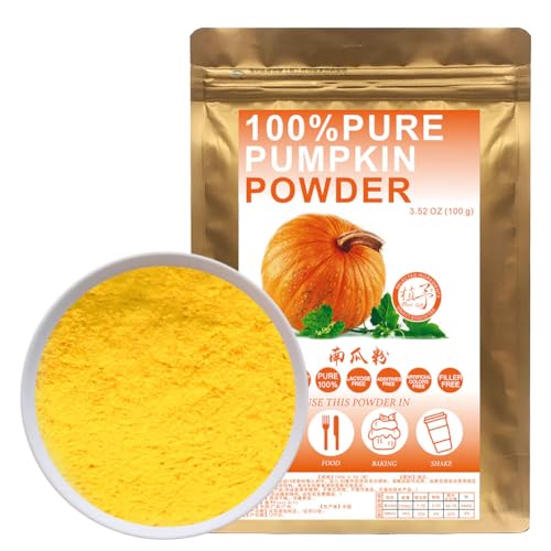 100% Natural Pure Pumpkin Powder 100g/3.52oz 南瓜粉 Machen Sie köstliche Kürbis-Gewürz-Lattes Kaffee mit zum Kochen von Backrezepten, Backen von Getränken 100% Natural Pure Pumpkin Powder 100g/3.52oz 南瓜粉 Machen Sie köstliche Kürbis-Gewürz-Lattes Kaffee mit zum Kochen von Backrezepten, Backen von Getränken von Plant Gift